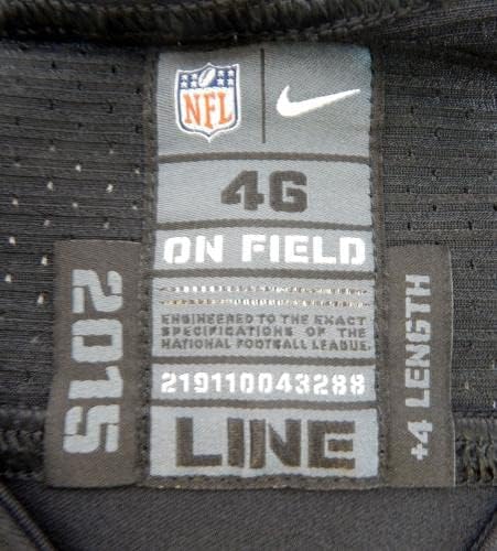 2015 San Francisco 49ers Blank Igra izdana Black Jersey Color Rush 46 DP30128 - Neincign NFL igra rabljeni dresovi