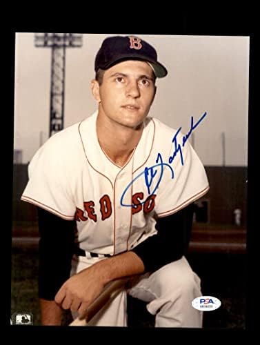 Carl Yastrzemski PSA DNK potpisao 8x10 fotografija Autograph Red Sox