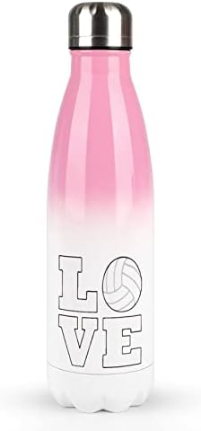 Ljubavna odbojka 17oz Sportska boca za boce od nehrđajućeg čelika Vakuum izolirana cola oblika za višekratnu
