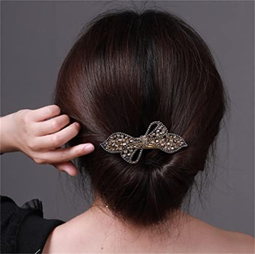 N / A Klašilica za kosu za kosu luk za kosu Pribor za glavu Cveće Headdress Clip Spring Clip Ponytail Clip