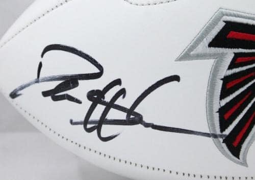 Deion Sanders Atlanta Falcons Logo Nogomet W / PrimeTime-Beckettwholo - Autografirani fudbali