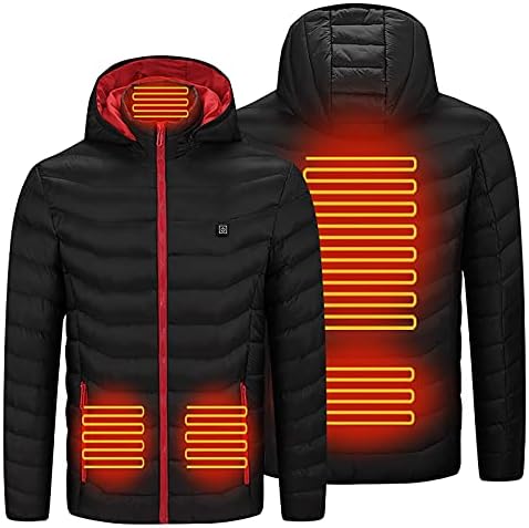 Topla grijana jakna s kapuljačom ženski muški lightweihgt električni zimski kaput na otvorenom pametne grijanje za putovanja