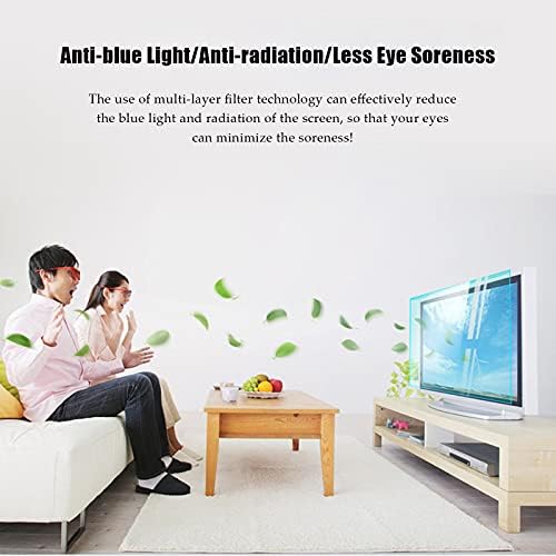 KELUNIS 32-75 inčni LCD zaštitnik ekrana, Anti plavo svjetlo/Anti Glare TV zaštitnik ekrana film Anti-Reflection