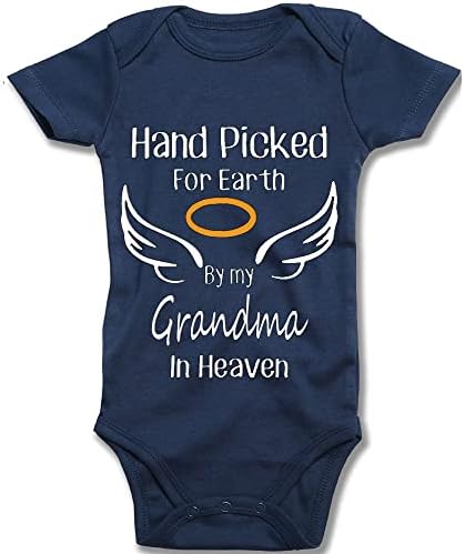 Ručno birano za Zemlju - FAMILY Unisex-Baby Onesie plavi kratki rukav0-24 mjeseca Novorođeni poklon
