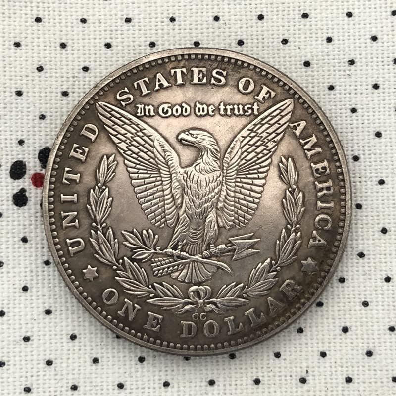 38 mm starinski srebrni dolar American Morgan Tramp Coin 1881cc Craft 13