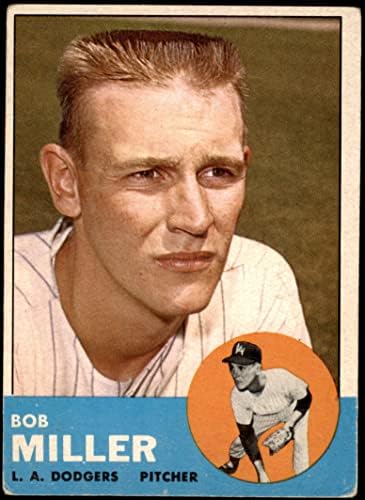 1963 TOPPS 261 Bob Miller Los Angeles Dodgers Dean's Cards 2 - Dobri Dodgers