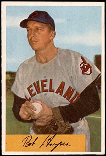 1954 Bowman 4 Bob Hooper Cleveland Indijanci NM + Indijanci
