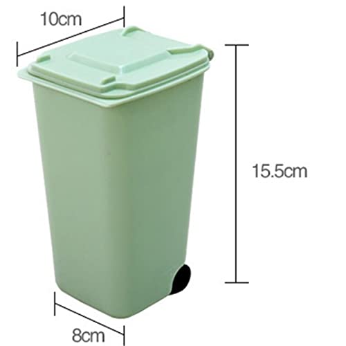 Allmro Mali smeće može mini otpadni kantu za odlaganje stola za smeće Kućna korpa za smeće Table za smeće može se ljuljati barelom za čišćenje organa za čišćenje