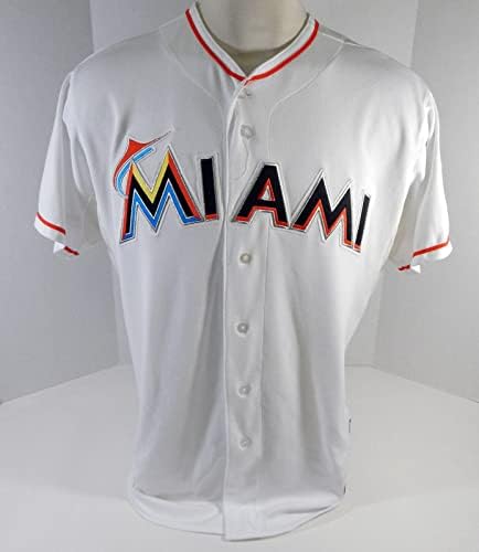 Miami Marlins Ron Hassey # 23 Igra Polovni bijeli dres 48 DP11487 - Igra Polovni MLB dresovi