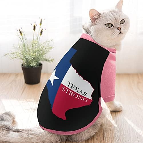 FunnyStar Texas Snažni ispis dukserica sa pulovernim puloverom za pse za pse mačka sa dizajnom