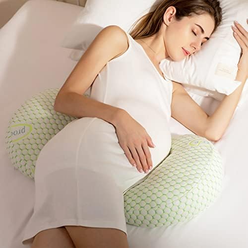 Bočni trudnički jastuci za trudnice, jastuk za trudnice sa odvojivom podesivom jastučnicom, mekani jastuk za trudničko tijelo potporni struk, noge i leđa