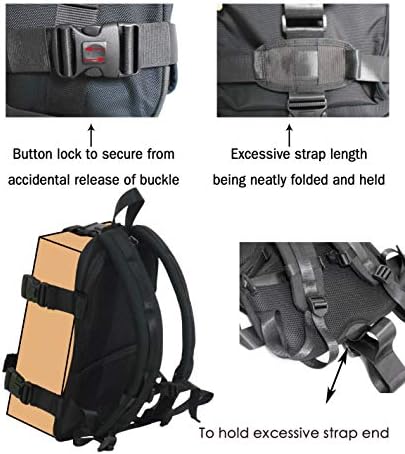 Ruksak za nošenje s podesivim kaišem - idealan za nošenje malih do srednje veličine tvrdog kućišta / ručne prtljage.