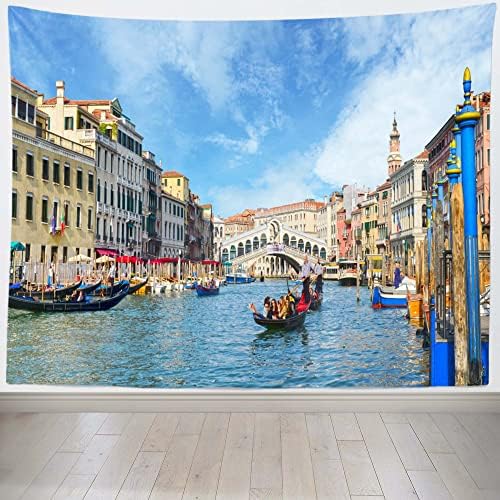 BELECO 7x5ft tkanina Venecija Italija pozadina Gondola u blizini poznatog mosta Rialto u Veneciji pozadina