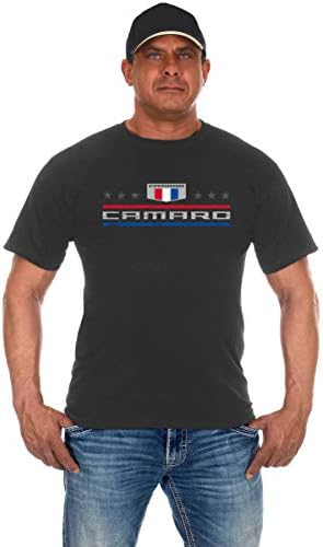 JH dizajnerska grupa Muška Chevy Camaro majica Stars & Bars Crew majica za vrat 2 boje