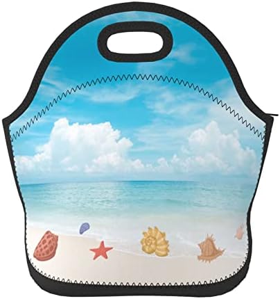 Plava morska torba za ručak, izolirana torba za ručak Školska vrećica za ručak za radnu torbu za putovanje i izlet