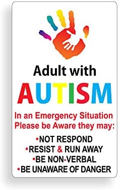 SOvjest o autizmu odraslih Static Cling Sigurna sigurnosna naljepnica za autistični običaj za odraslu željezni prozori Grafički prozori