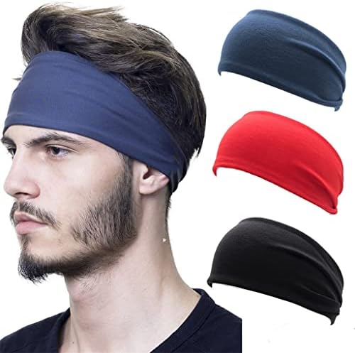 SDGH Unisex jednobojna traka za glavu za kosu za muškarce žene rastezljivi Fitnes trening Yoga Neklizajući