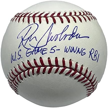 Ron Swoboda potpisao MLB Baseball JSA COA W522473 W / WS Igra 5 Pobjeda RBI ISC. - AUTOGREMENA BASEBALLS