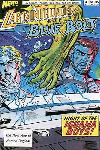 Kapetan Thunder i Plavi Bolt #4 VF / NM ; heroj strip