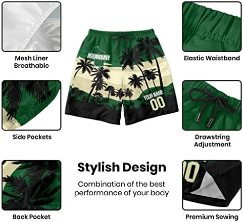 Prilagođeni košarkaški plažni kratke hlače Personalizirani LETSET Swim trunks Dodajte bilo koji naziv i