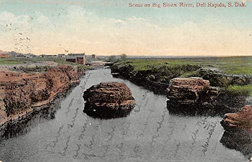 Big Sioux River Dell Rapids, Južna Dakota SD razglednice