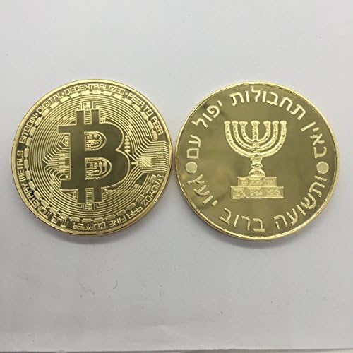 Mossad pozlaćeni bitcoin kolekcionar kolekcionarnog poklona BTC Coin Art Collection