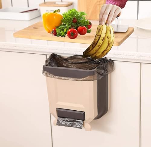 NC 2.4 galona viseća kuhinja sklopiva smeća 10 litara plastična preklopa malene smeće može prikladno za