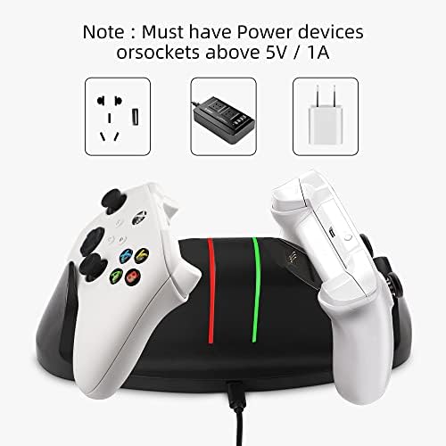 Punjač kontrolera za Xbox serije X, priključna stanica za postolje punjača i punjiva baterija za Xbox One/One