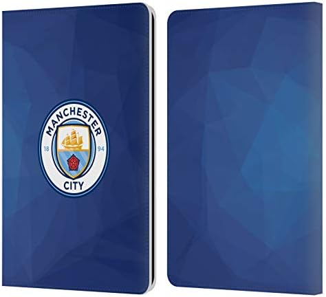 Dizajni za glavu Službeno licencirani Manchester City Man City FC Obsidian Full Color značka Geometrijska
