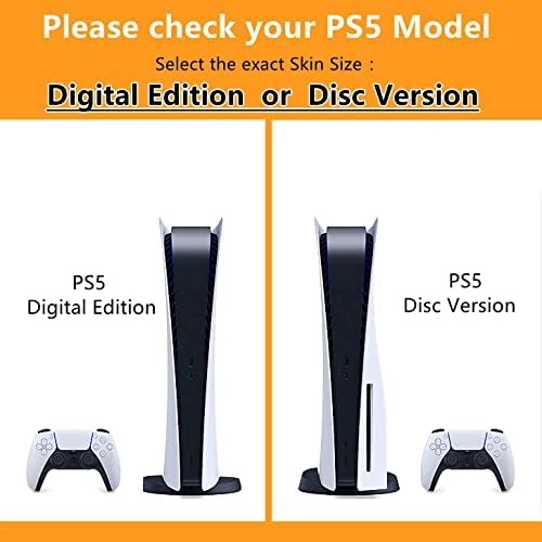 Mmoptop PS5 Skin Disc Edition Anime konzola i kontroler vinil Cover Skins oblozi za Playstation 5 verziju