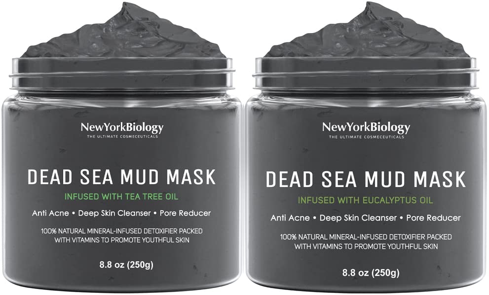 New York Biology maska od blata Mrtvog mora natopljena čajevcem sa maskom od blata Mrtvog mora natopljenom