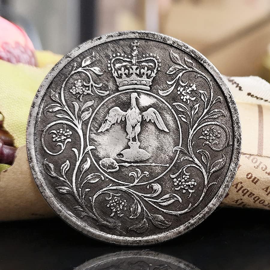 Queen Elizabeth II 1877 Srebrni dolar stranog srebrnog okruglog srebrnog novčića Antikni novčić antikni