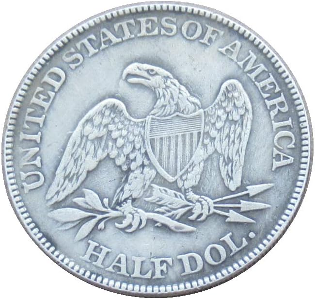 U.S. Pol dolara zastava 1851 Condemorativni kovanica sa srebrnim replikama
