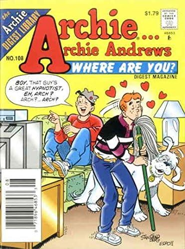 Arči Arči Endruz, Gde Si? Digest Magazin 108 VF / NM; Archie strip
