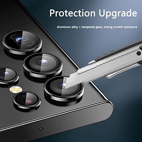 miscloder [3+2kom] Samsung Galaxy S22 Ultra 5G poklopac sočiva kamere, zaštitni poklopac ekrana kamere od