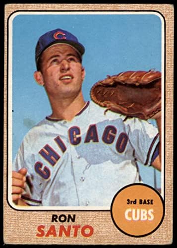 1968 TOPPS 235 Ron Santo Chicago Cubs Dean's Cards 2 - Dobre mladunce