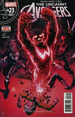 Uncanny Avengers 23 VF ; Marvel comic book / Wonder Man