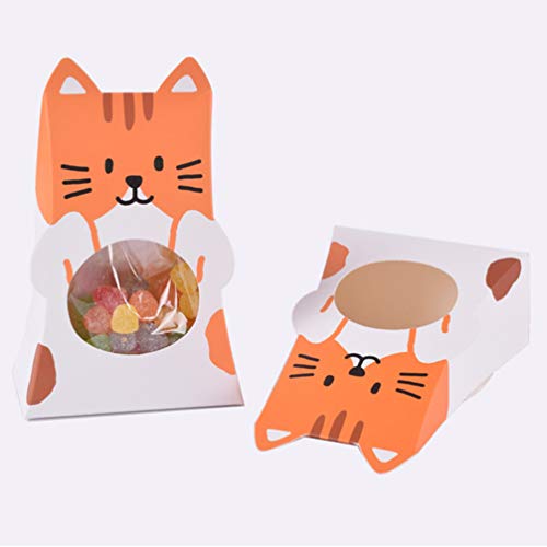 Bestonzon Creative Slatka mačaka oblika poklon kutija sklopivi bombonski gosti mogući su kutije za zabavu