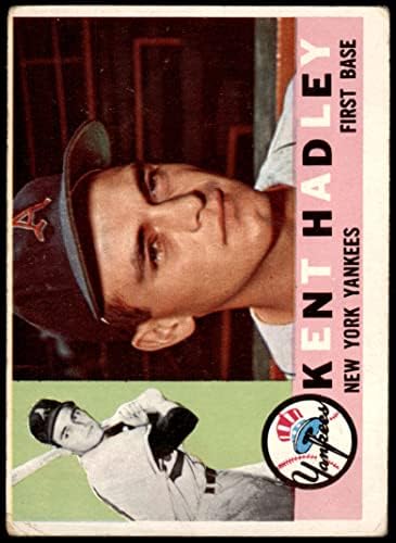 1960. topps 102 Kent Hadley New York Yankees Dobar Yankees