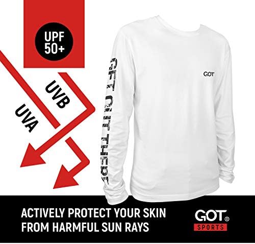 Dobio sport upf 50+ majica s dugim rukavima za muškarce i žene - UV zaštitu od sunca, Wicking Wisture
