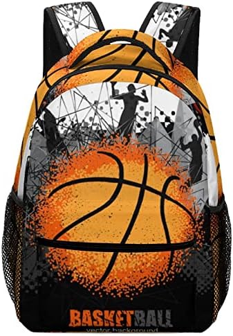 Kttytt ruksak za školski dizajn za košarku modernu torbu za laptop vodootporna u knjizi s srednjoškolom,