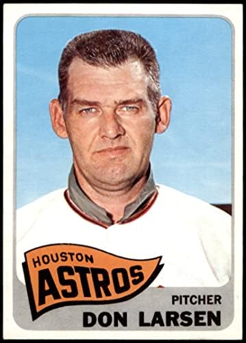 1965 TOPPS 389 Don Larsen Houston Astros NM + Astros