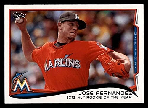 2014 topps # 413 nl Rookie of the Gose Fernandez Miami Marlins Nm / Mt Marlins