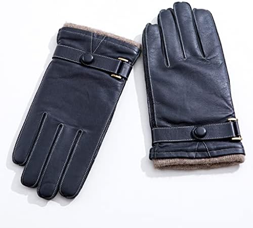 N / A kožne rukavice muške zimske Plus baršun za zgušnjavanje topli jahački motocikl zimske kožne rukavice