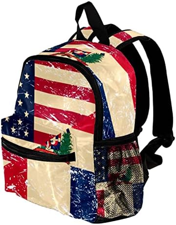 VBFOFBV putni ruksak, backpack laptop za žene muškarci, modni ruksak, retro zastava uzorak