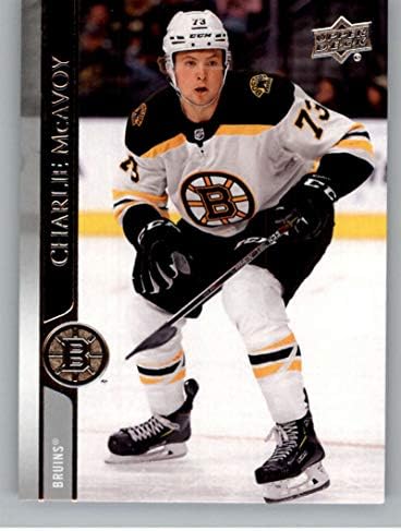 2020-21 Gornja paluba serije 1 16 Charlie McAvoy Boston Bruins hokejaška karta