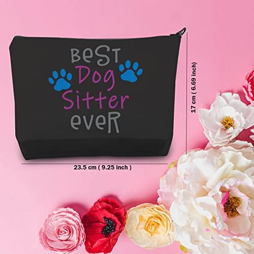 TSOTMO pas Sitter poklon šetač pasa kozmetička torba poklon najbolja šetačica pasa ikad torba za šminkanje poklon ljubitelj pasa poklon vlasnici kućnih ljubimaca poklon