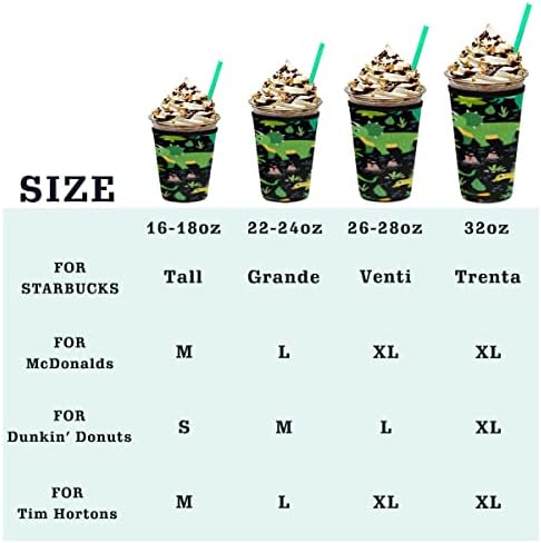 Slatka dinosaur Dizajn za punjenje kafe za punjenje kafe za punjenje kafe za 26-28oz hladne pitke šalice