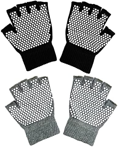 Fyourh Yoga Gloves-Yoga Gloves with hands for Women - Grip Gloves for Pilates