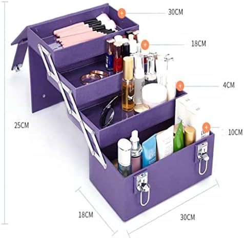 KULL multifunkcionalna prijenosna kozmetička torba Travel Makeup Artist Beauty Box Višeslojni okvir za odlaganje